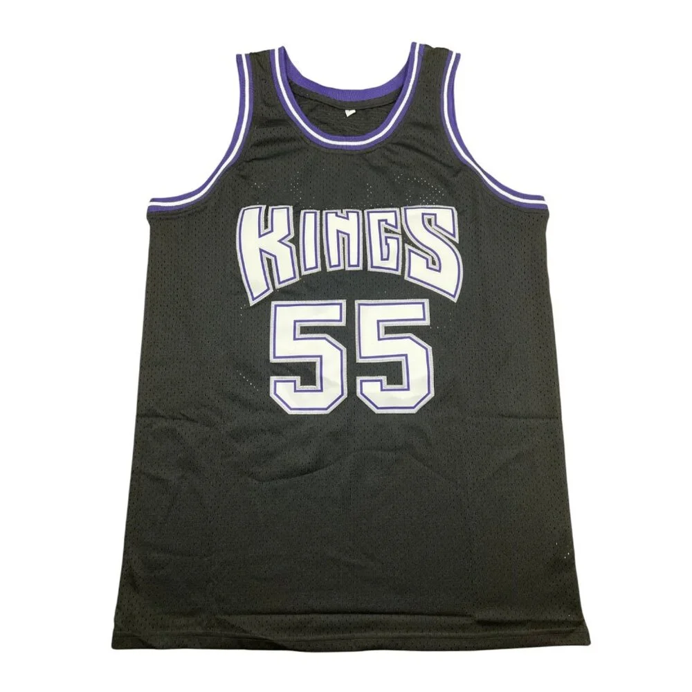 New Sacramento Kings #55 Jason Williams Basketball Jersey Stitched BLACK - Picture 1 of 5